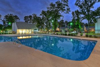 Resort style swimming pool